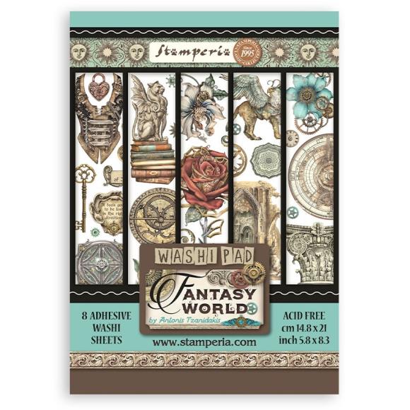 Stamperia A5 Washi pad 8/Pkg