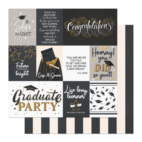 The Graduate Double-Sided Cardstock 12"X12"