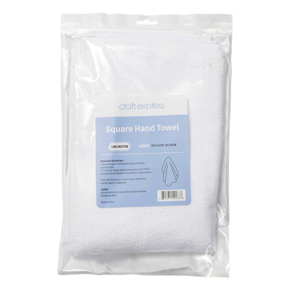 Craft Express 12" Square Towel