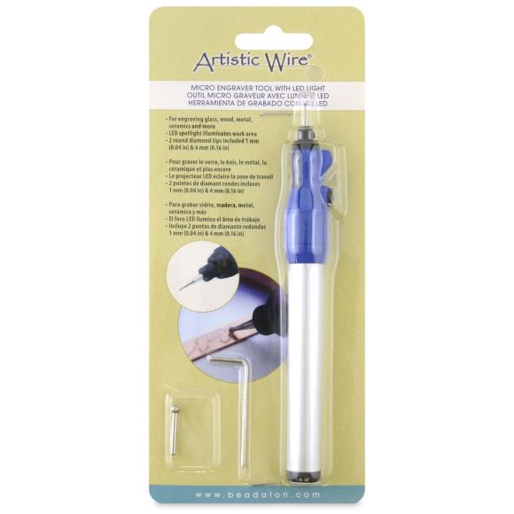 Artistic Wire Micro Engraver Tool With LED Light