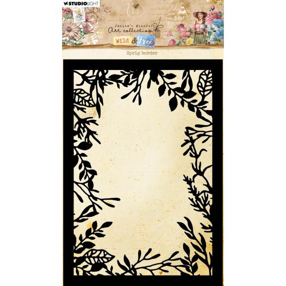 Studio Light Jenine's Mindful Art Wild & Free Stencil