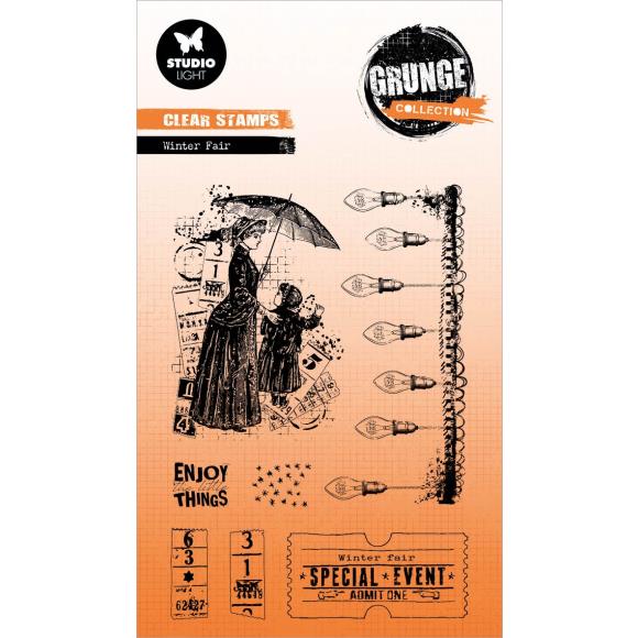 Studio Light Grunge Clear Stamp
