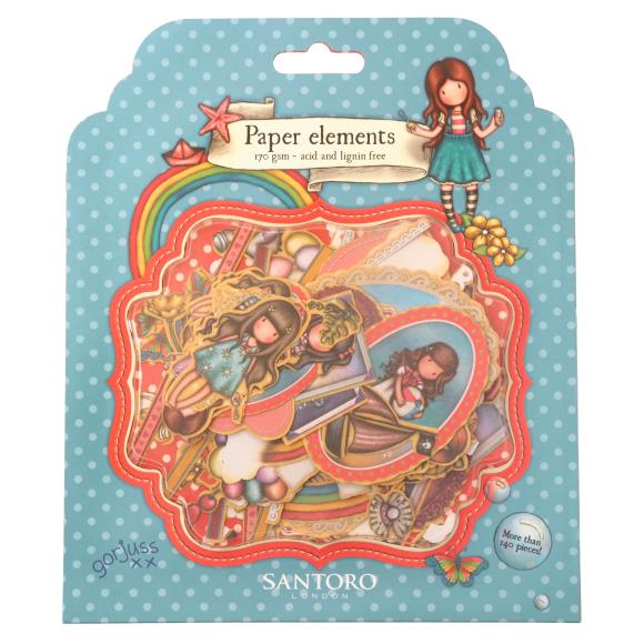 Studio Light Gorjuss Paper Cut Out Embellishments 142/Pkg