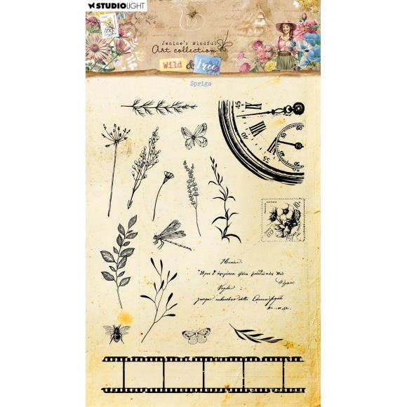 Studio Light Jenine's Mindful Art Wild & Free Clear Stamp
