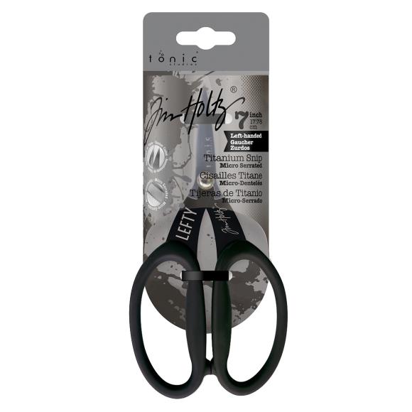 Tim Holtz Non-Stick Titanium Micro Serrated Scissors 7"