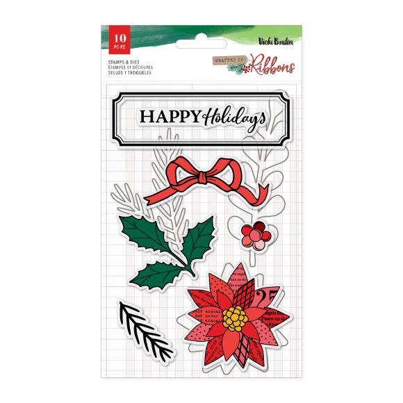 Vicki Boutin Wrapped In Ribbons Stamp Set