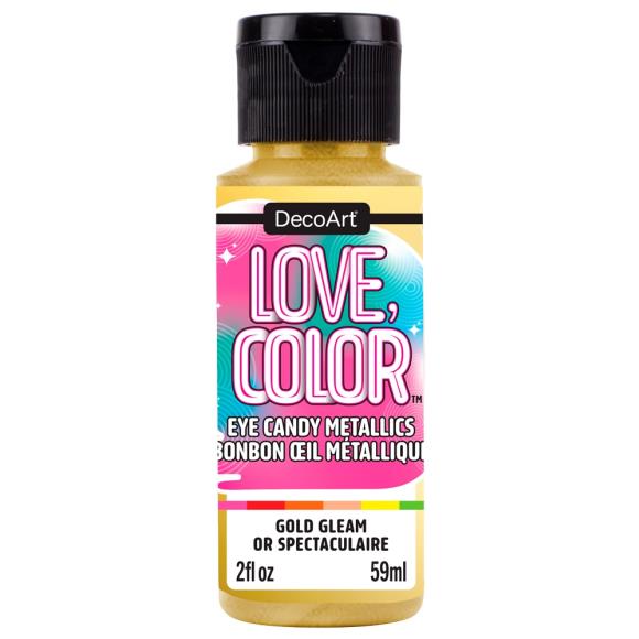 DecoArt Love Color Eye Candy Metallic Paint 2oz