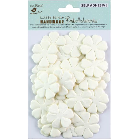 Little Birdie Demi Paper Flowers 35/Pkg
