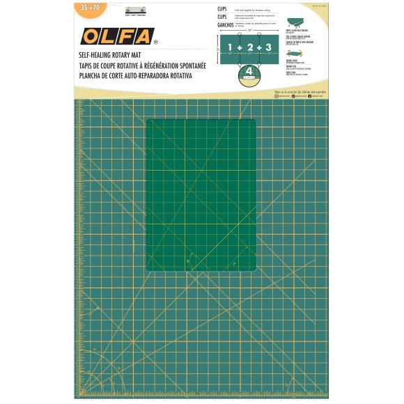 OLFA Continuous Grid Rotary Mat Set 35"X70"