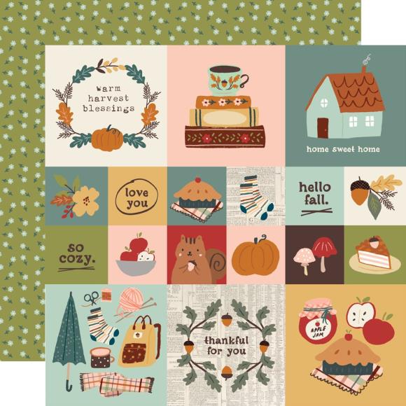 Cider & Donuts Double-Sided Cardstock 12"X12"