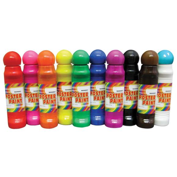 Crafty Dab Poster Paint Markers 1.6oz 10/Pkg