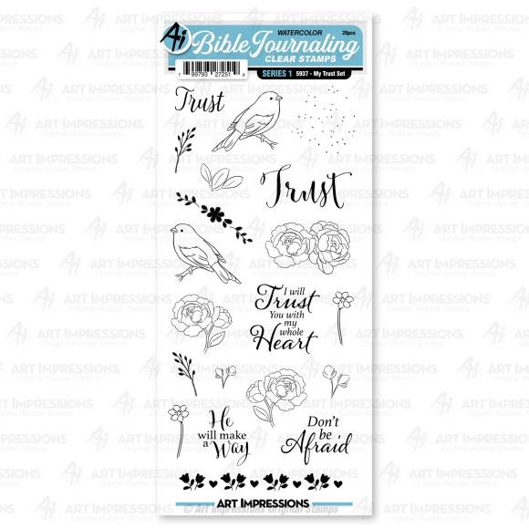 Art Impressions Bible Journaling Clear Stamp Set