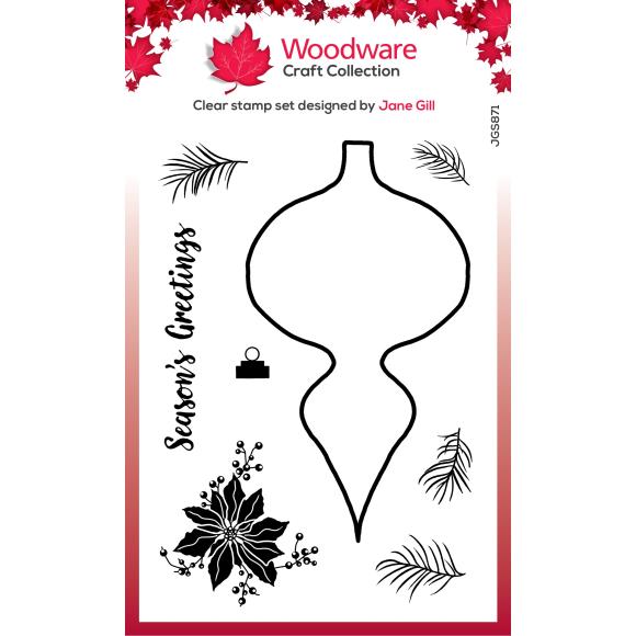 Woodware Clear Stamps Paintable Shapes 4"X6"