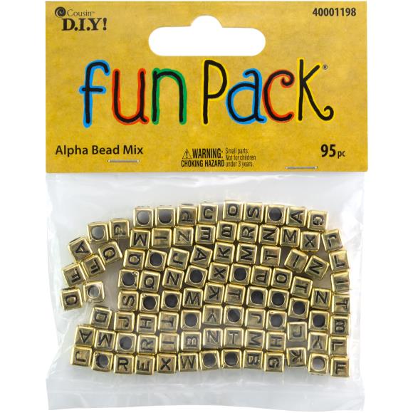 CousinDIY Metal Alphabet Bead Mix