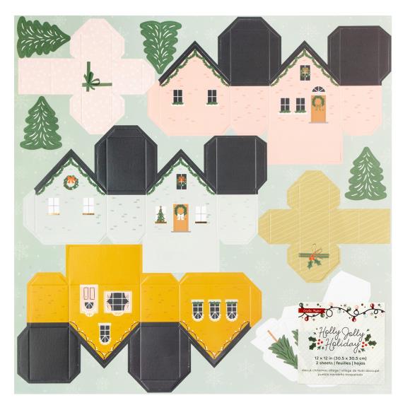 Crate Paper Holly Jolly Specialty Paper 12"X12"