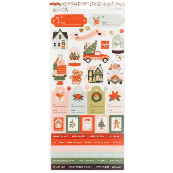 Crate Paper Holly Jolly Stickers
