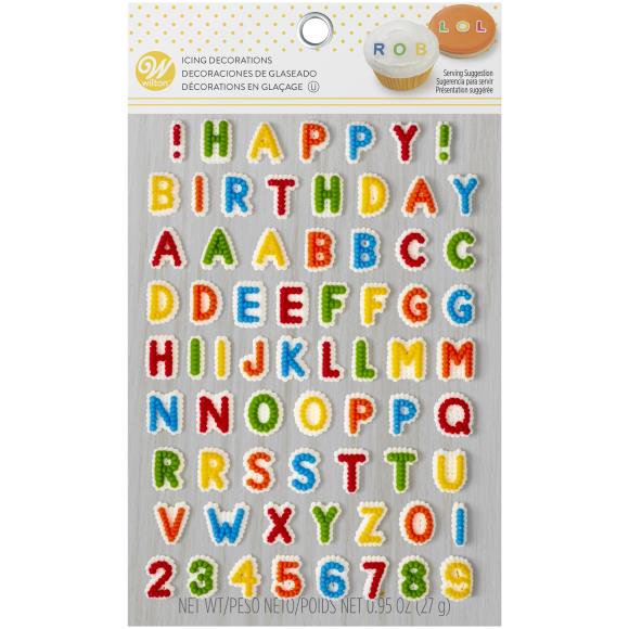Wilton Icing Decorations 68/Pkg