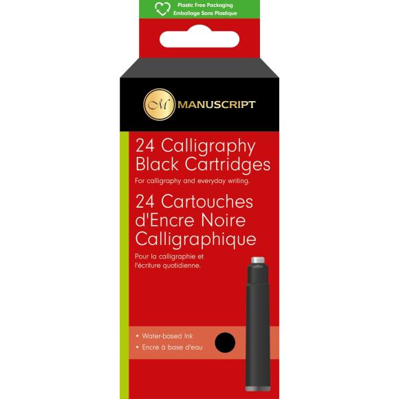 Manuscript Calligraphy Ink Cartridges 24/Pkg