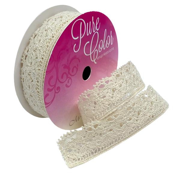Morex Ribbon Crocheted Lace 7/8"X3yd