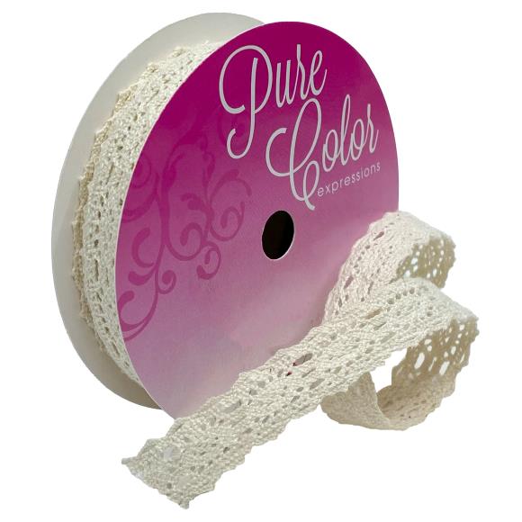 Morex Ribbon Crocheted Lace 5/8"X4yd