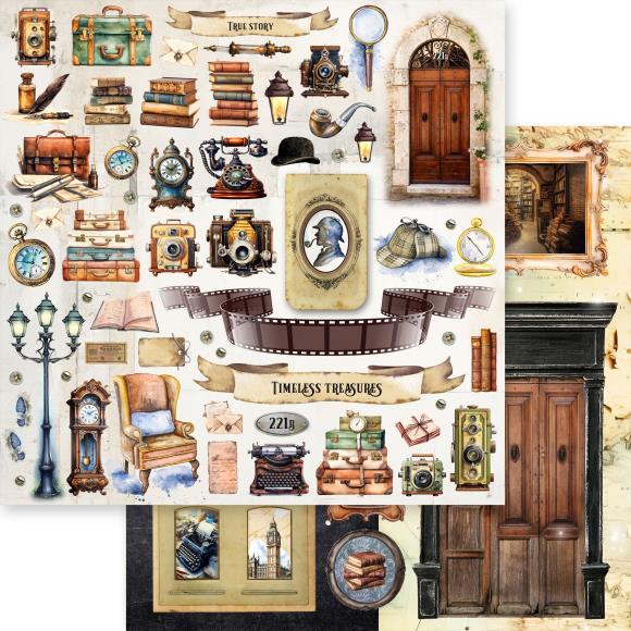Get A Clue Double-Sided Cardstock 12"X12"