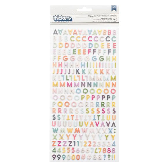 Paige Evans Whimsical Thickers Stickers 5.5"X11" 494/Pkg