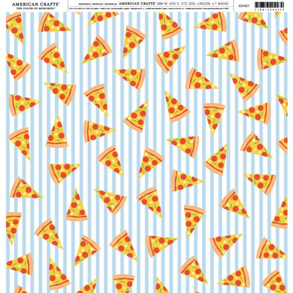 American Crafts Brands Food Cardstock 12"X12"