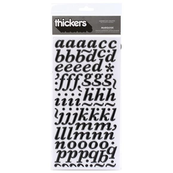 Thickers Printed Chipboard Stickers 6"X11" Sheets 2/Pkg