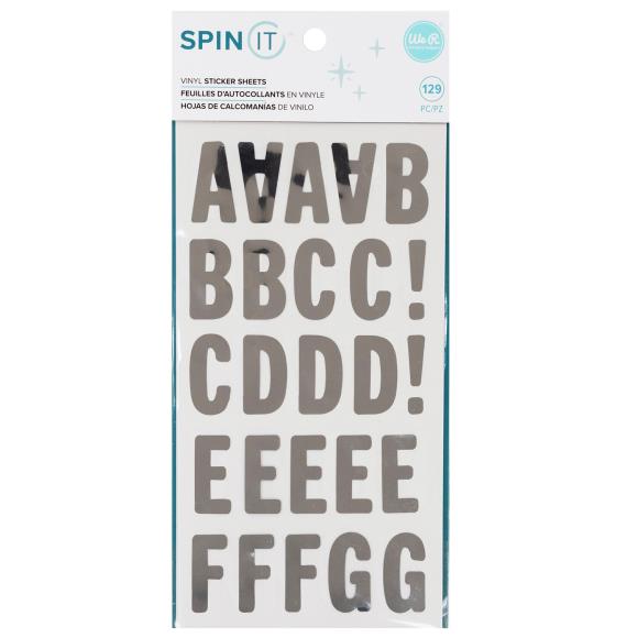 We R Spin It Vinyl Stickers 129/Pkg