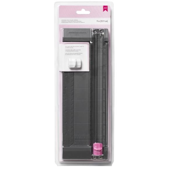 American Crafts Pink Craft Blade Trimmer 9"