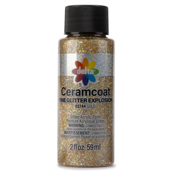 Delta Ceramcoat Fine Glitter Explosion Acrylic Paint 2oz