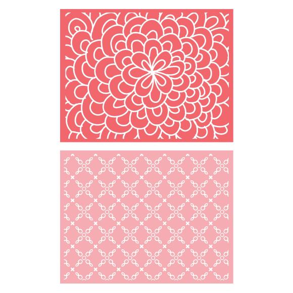 Goosebumpz A2 Embossing Folders 2/Pkg