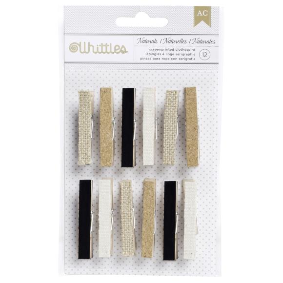 Whittles Clothespins 12/Pkg