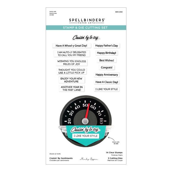 Spellbinders Clear Stamp & Die Set By Mindy Eggen