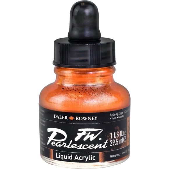 FW Pearlescent Liquid Acrylic Paint 1oz