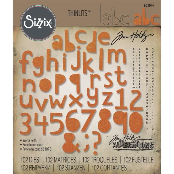 Sizzix Thinlits Dies By Tim Holtz 102/Pkg