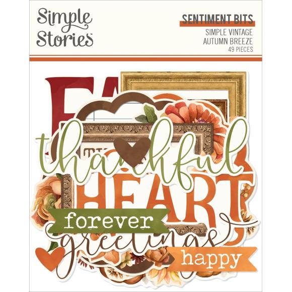 Simple Vintage Autumn Breeze Bits & Pieces Die-Cuts