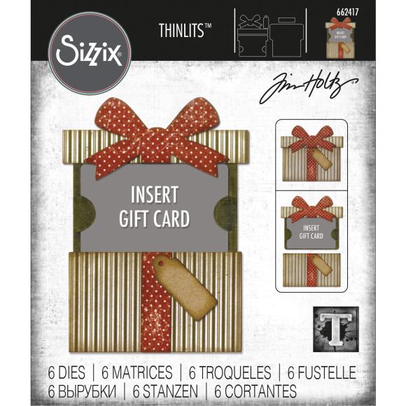 Sizzix Thinlits Dies By Tim Holtz 6/Pkg
