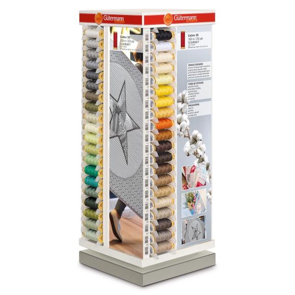 Gutermann 400 Series Counter Tower Display Unit