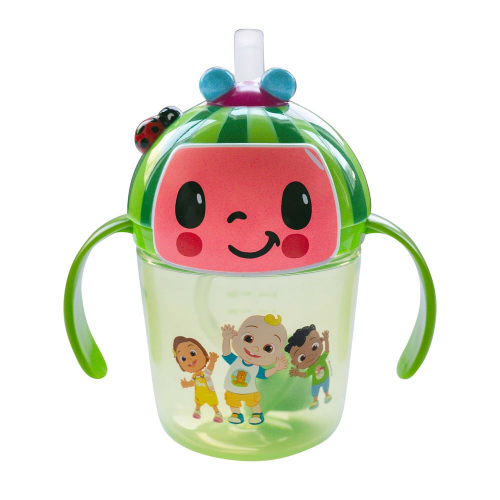 FIRST YEARS - COCOMELON - 7oz WEIGHTED STRAW TRAINER CUP 1pk (Case of 2)