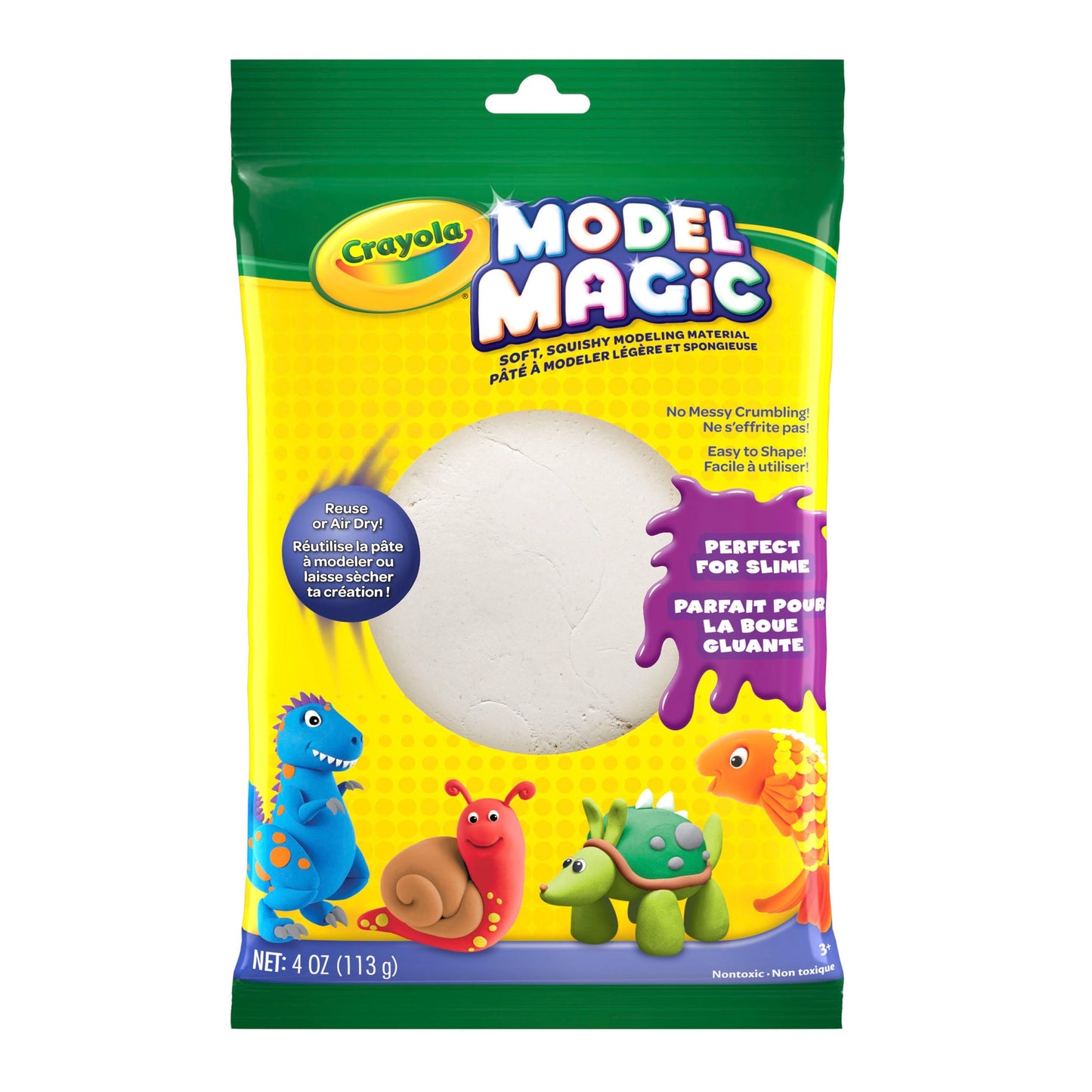 Crayola Model Magic 4 oz Bag, White (Case of 12)
