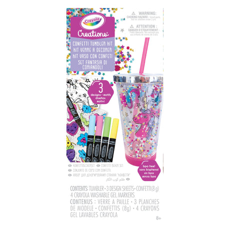 Crayola Creations Confetti Tumbler Kit (Case of 2)