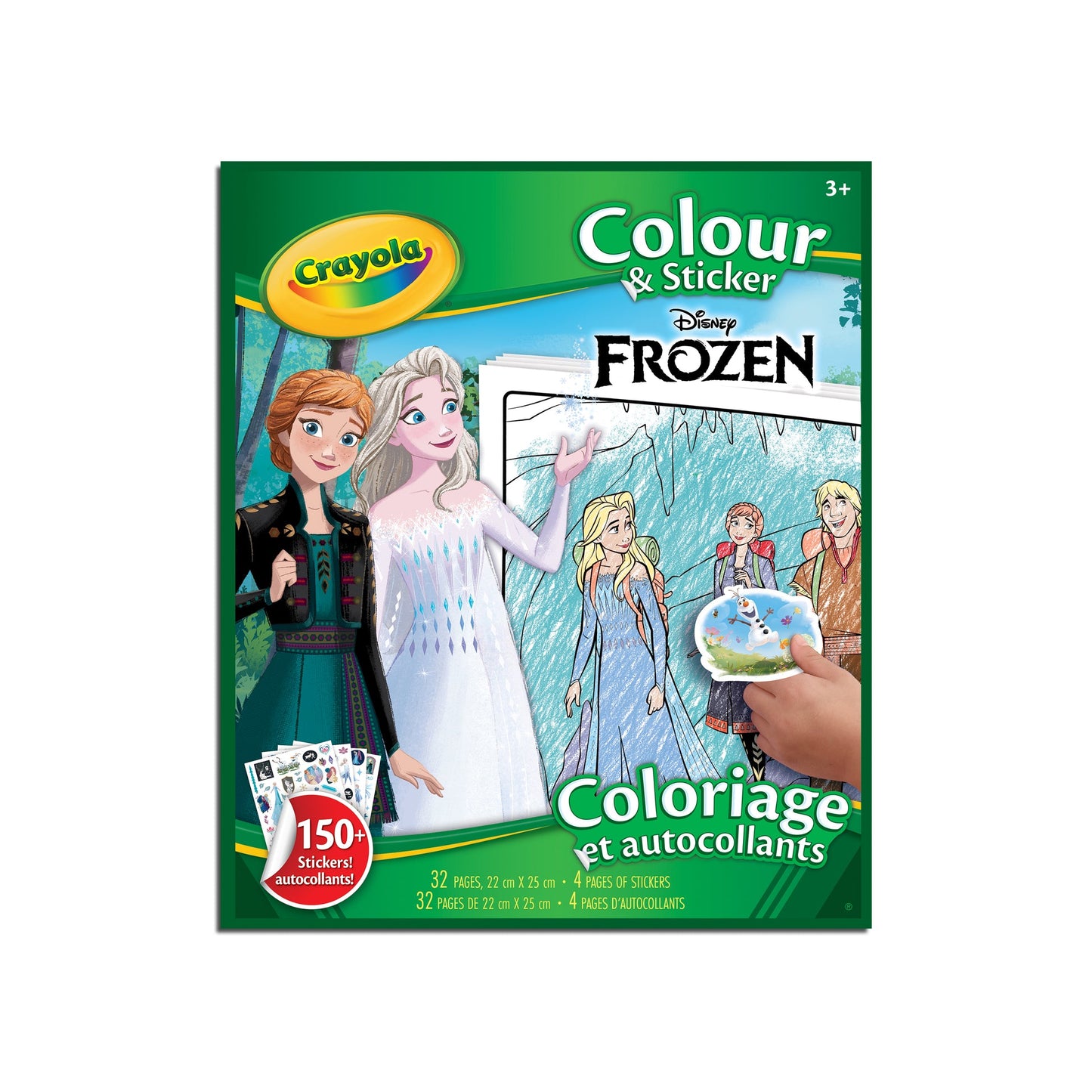 Crayola Colour & Sticker, Disney Frozen (Case of 12)