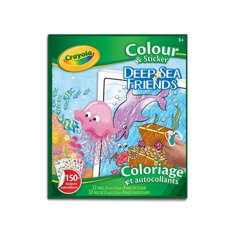 Crayola Colour & Sticker, Deep Sea Friends (Case of 12)