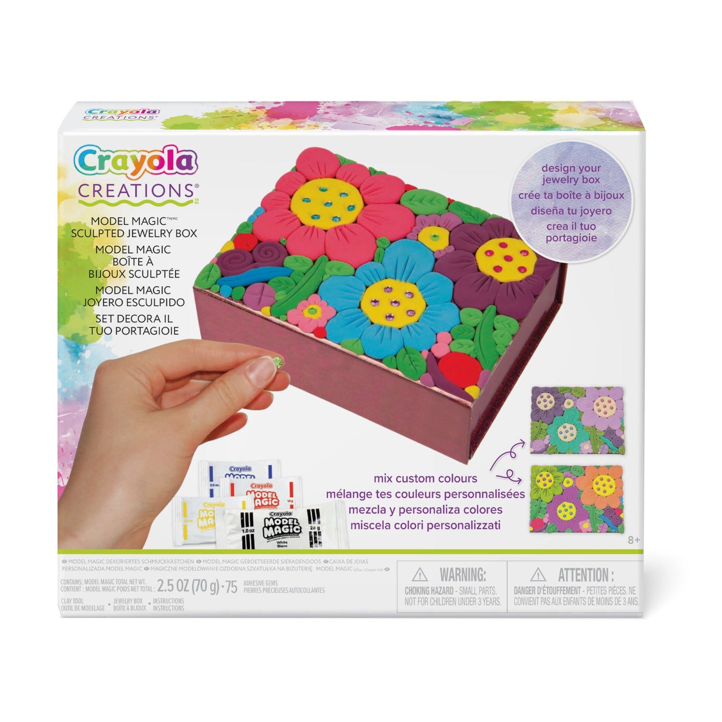 Crayola Creations Model Magic Sculpted Jewelry Box (Case of 6)