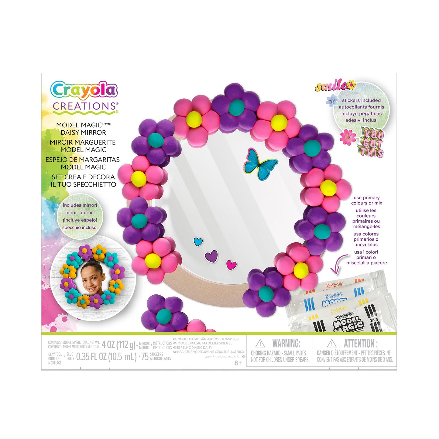 Crayola Creations Model Magic Daisy Mirror