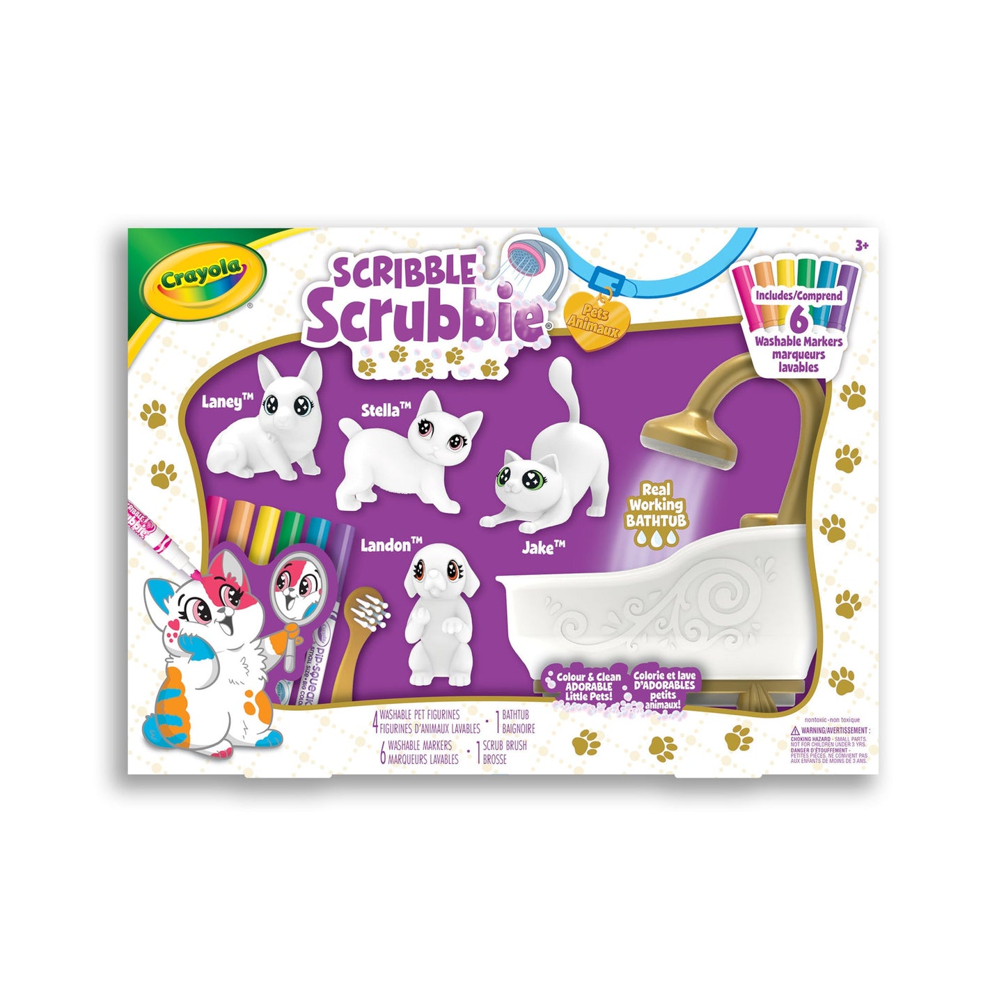 Crayola Scribble Scrubbie Pets Scrub Tub Play Set