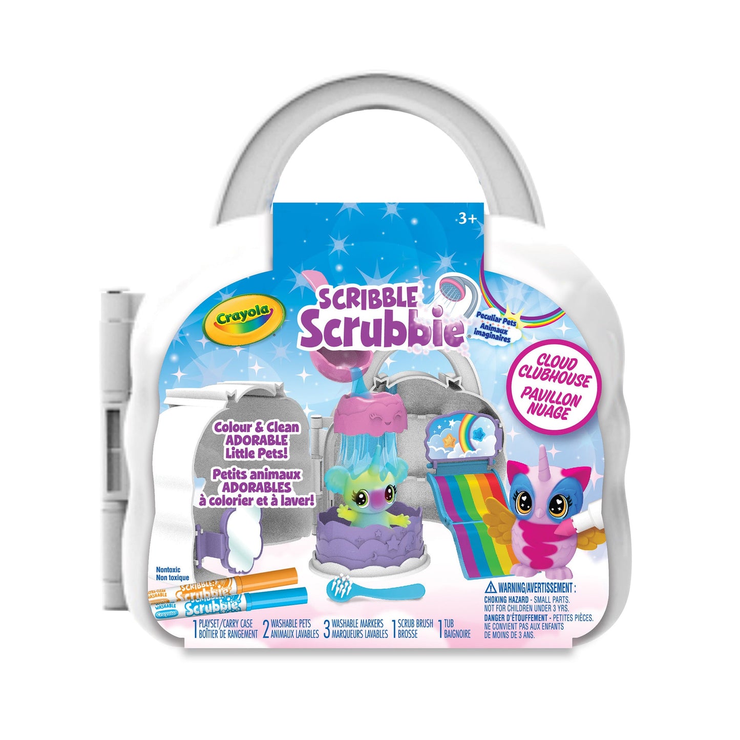 Crayola Scribble Scrubbie Peculiar Pets, Cloud Clubhouse Play Set