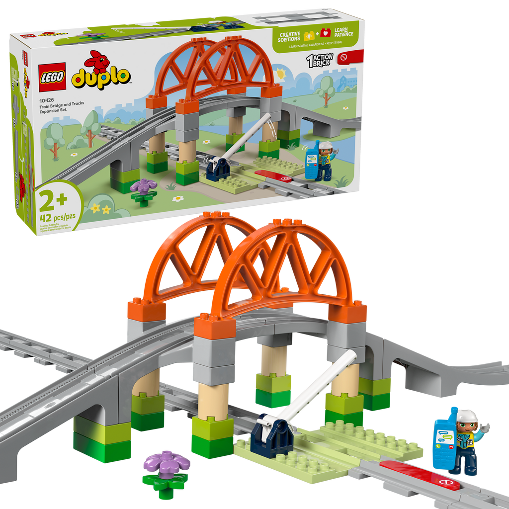 10426 Train Bridge and Tracks Expansion Set (Case of 2)