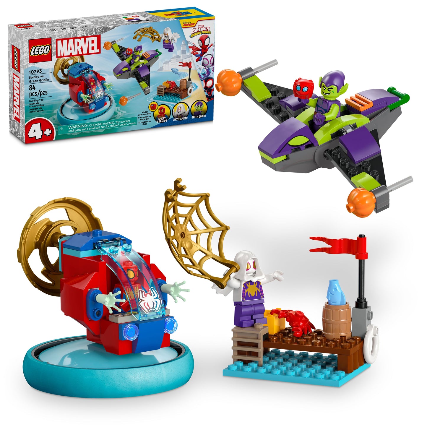 Lego® 4+ Spidey Vs. Green Goblin Super Hero Toy 10793